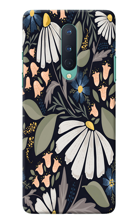 Flowers Art Oneplus 8 Back Cover