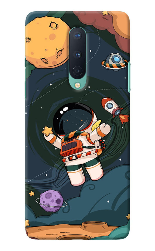Cartoon Astronaut Oneplus 8 Back Cover