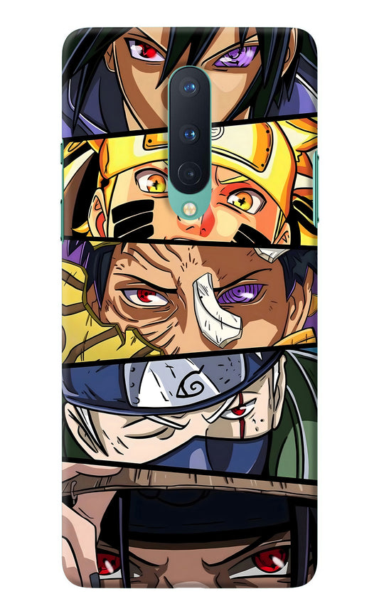 Naruto Character Oneplus 8 Back Cover