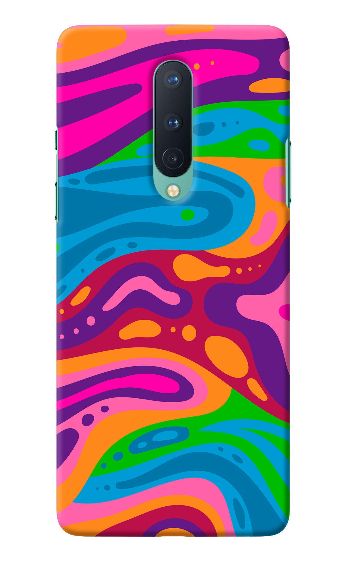 Trippy Pattern Oneplus 8 Back Cover