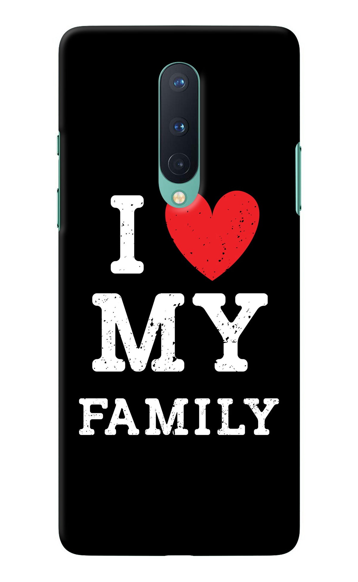 I Love My Family Oneplus 8 Back Cover