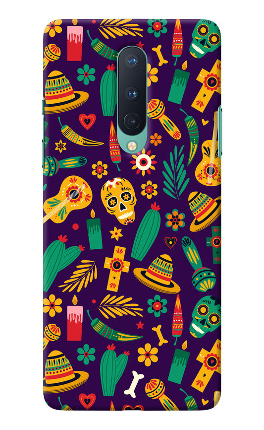 Mexican Artwork Oneplus 8 Back Cover