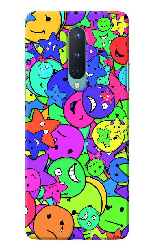 Fun Doodle Oneplus 8 Back Cover