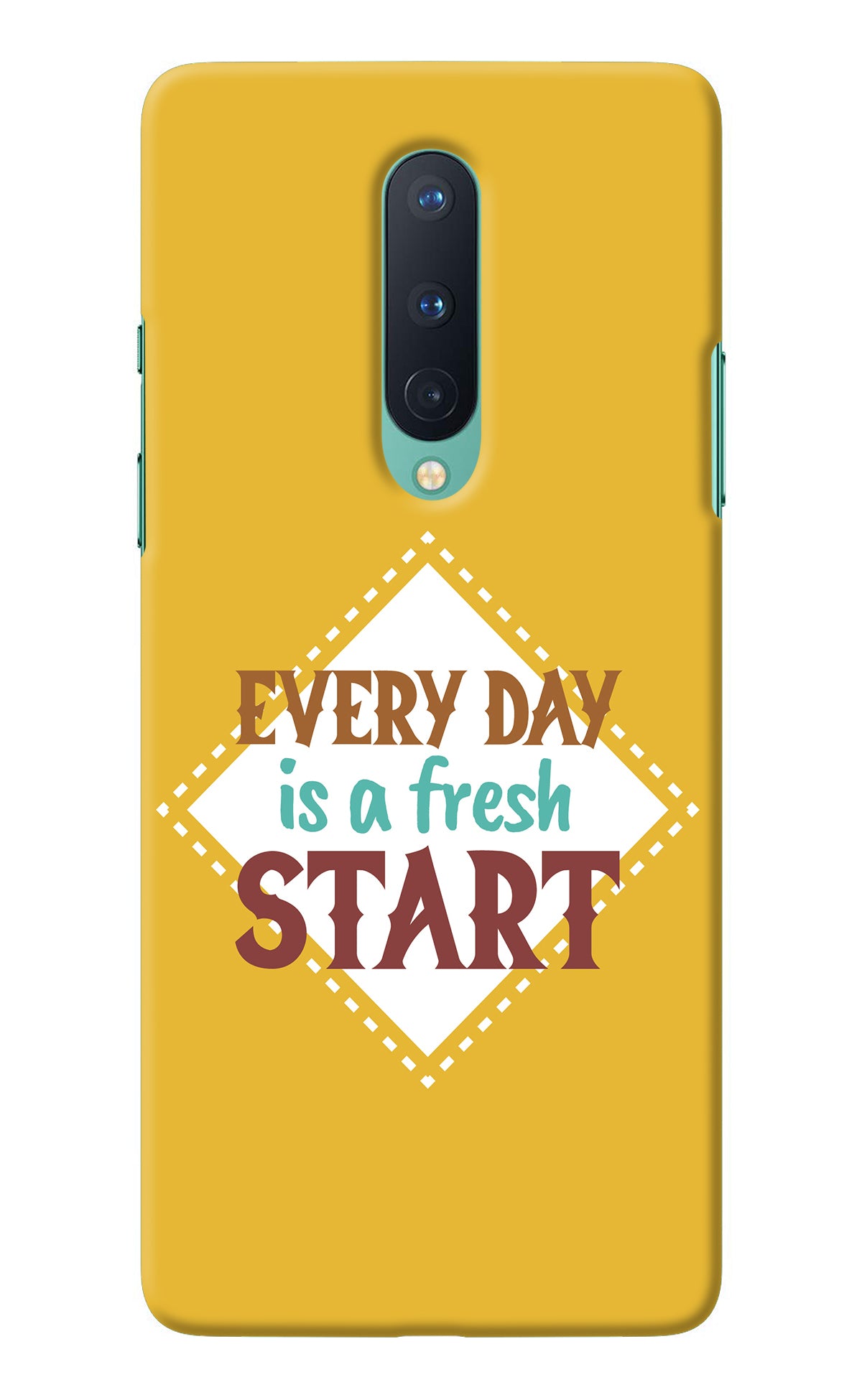 Every day is a Fresh Start Oneplus 8 Back Cover
