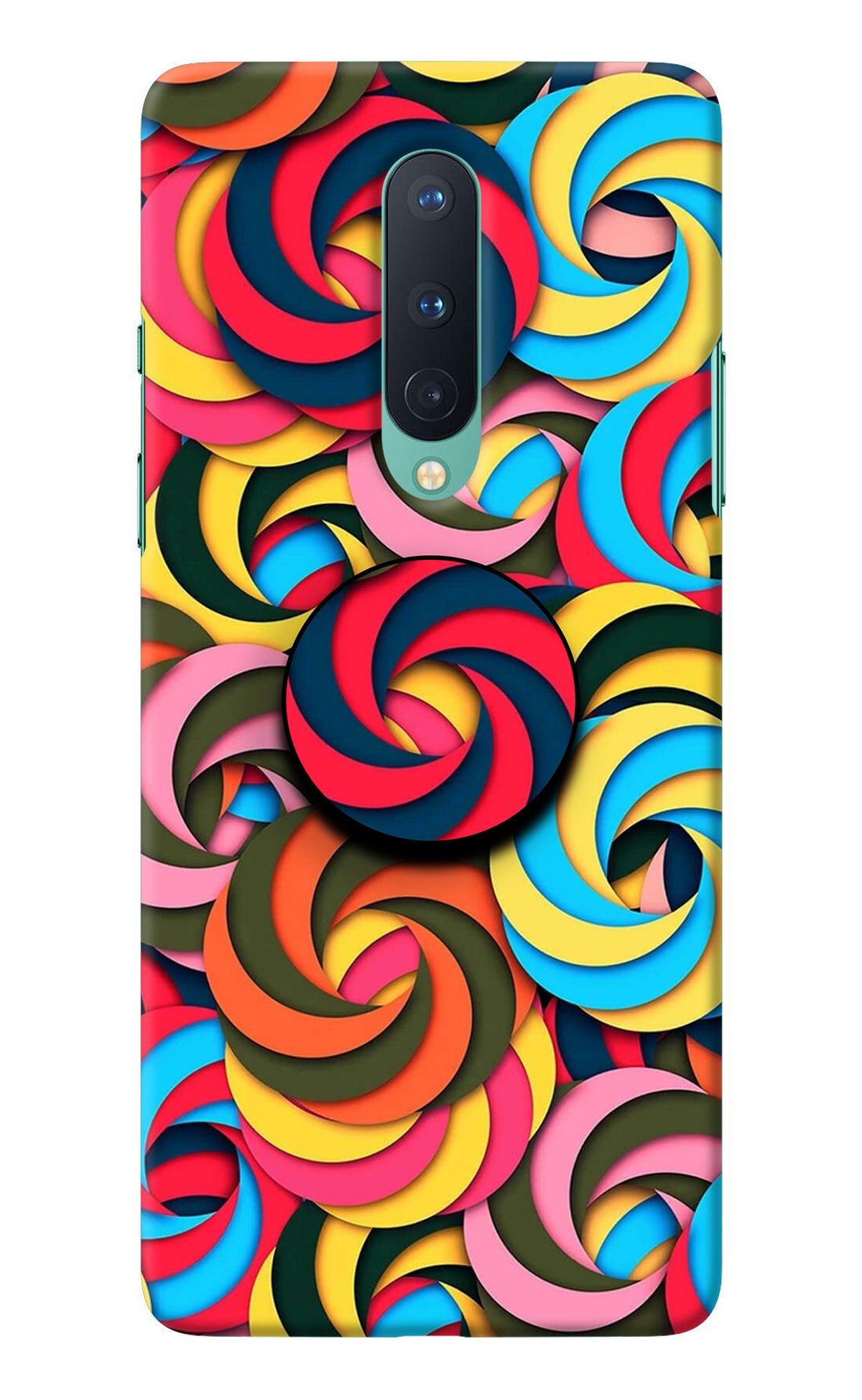 Spiral Pattern Oneplus 8 Pop Case