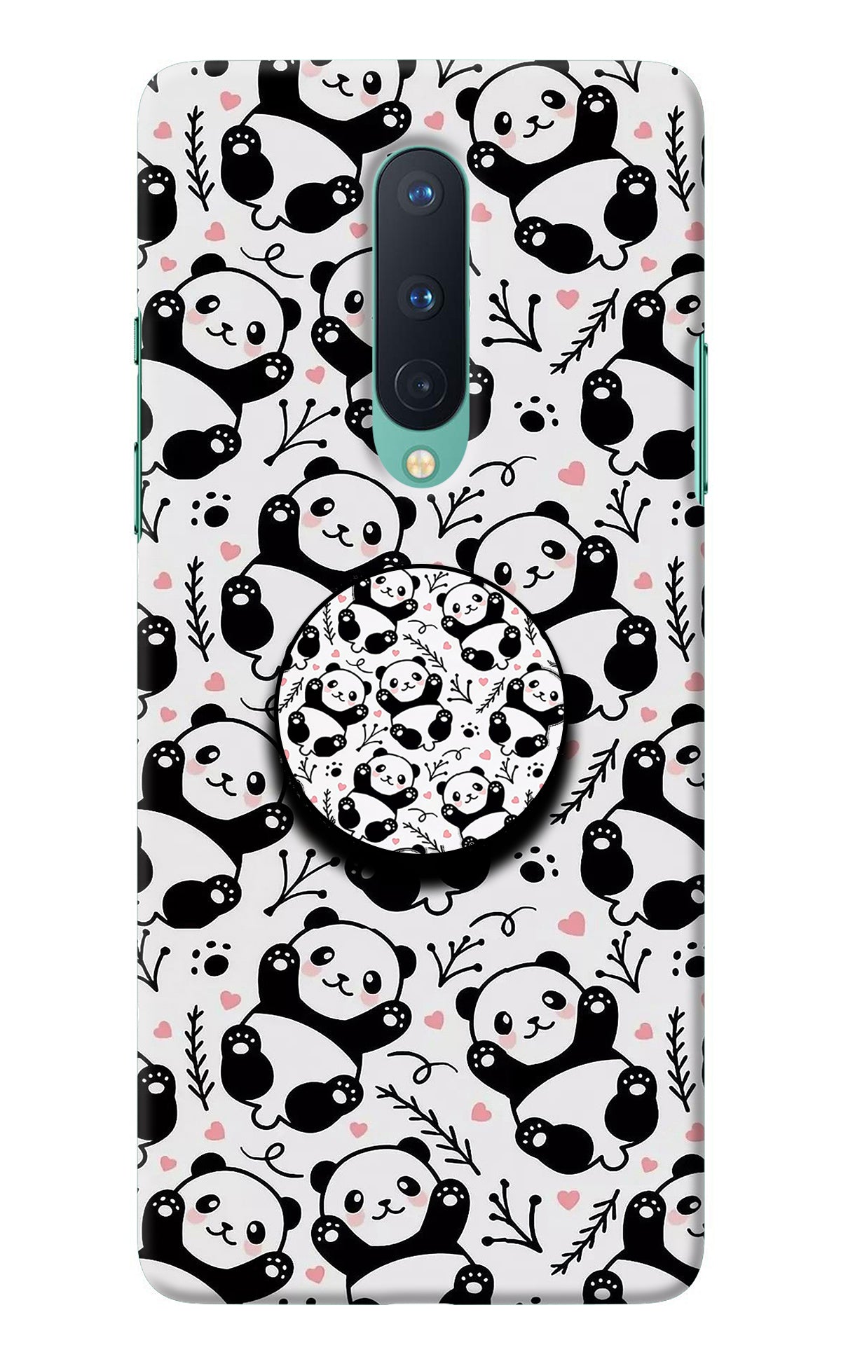 Cute Panda Oneplus 8 Pop Case