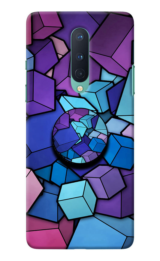 Cubic Abstract Oneplus 8 Pop Case
