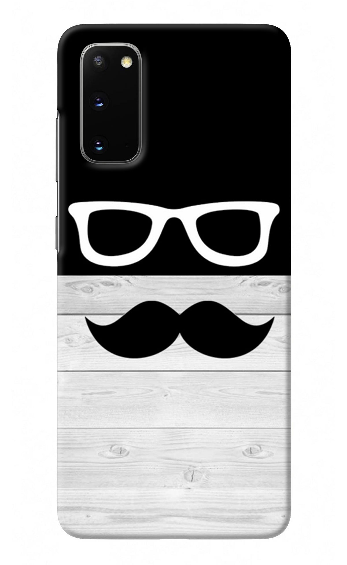 Mustache Samsung S20 Back Cover