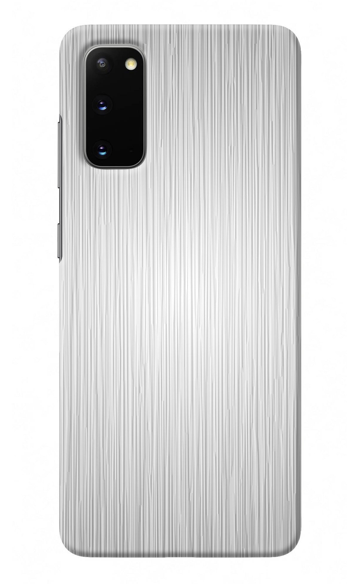 Wooden Grey Texture Samsung S20 Back Cover
