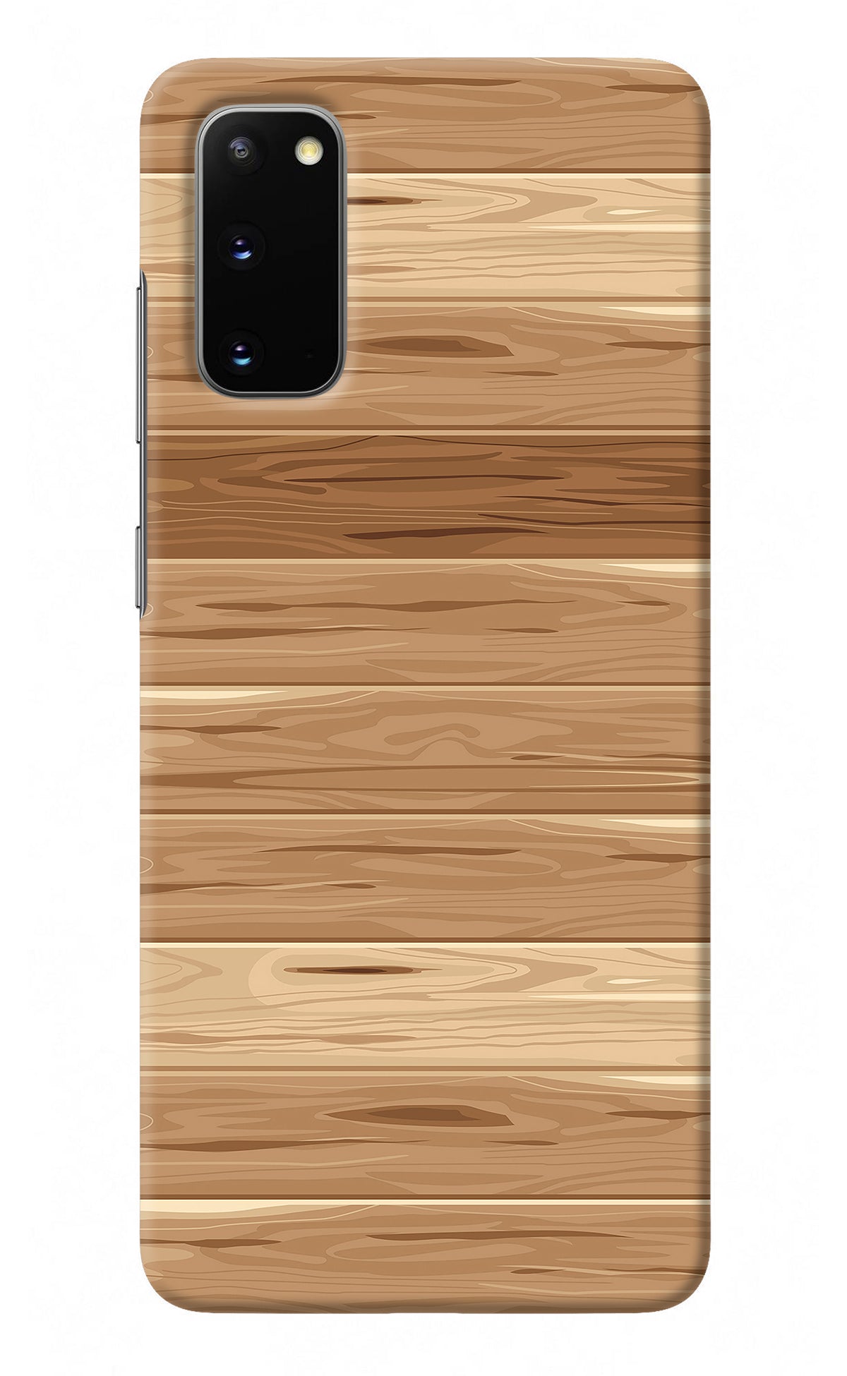 Wooden Vector Samsung S20 Back Cover