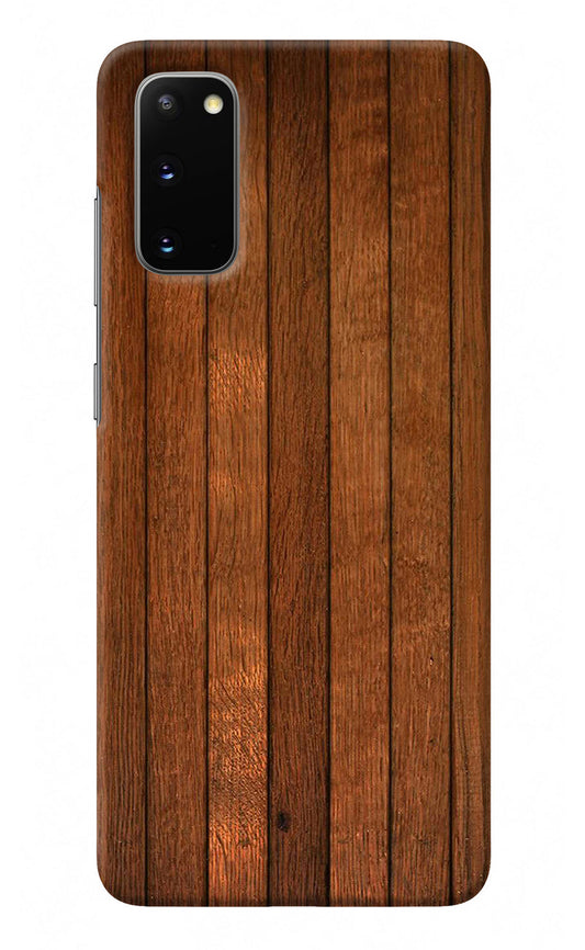 Wooden Artwork Bands Samsung S20 Back Cover