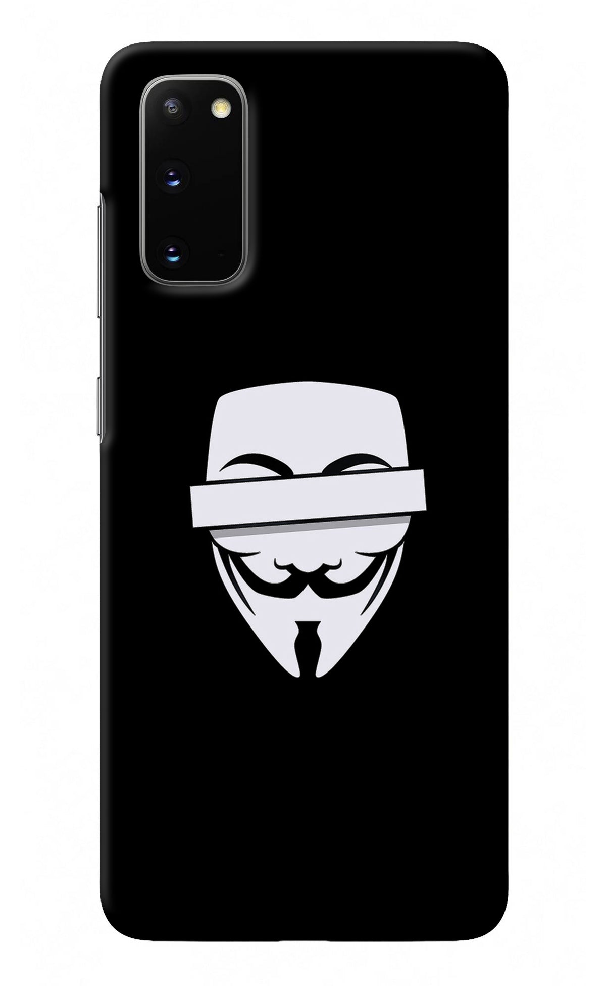 Anonymous Face Samsung S20 Back Cover