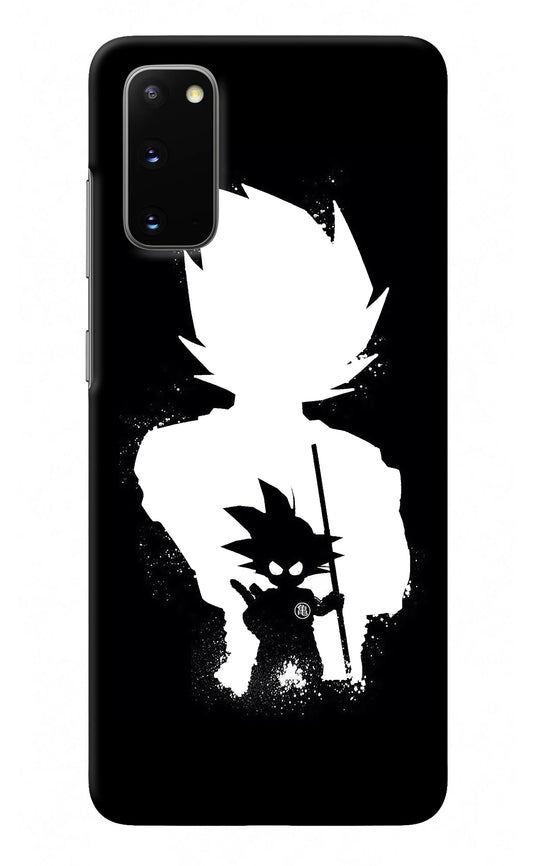 Goku Shadow Samsung S20 Back Cover