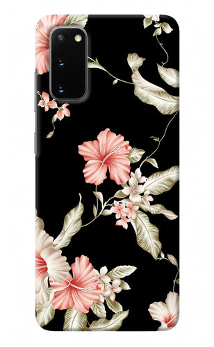 Flowers Samsung S20 Back Cover