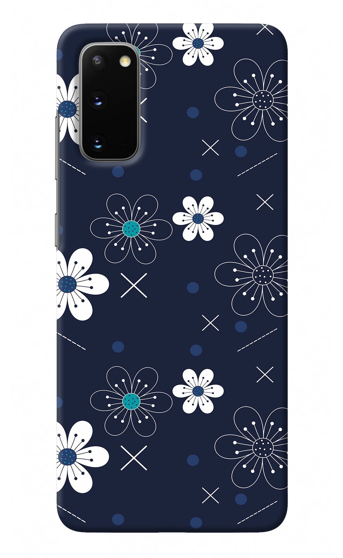 Flowers Samsung S20 Back Cover