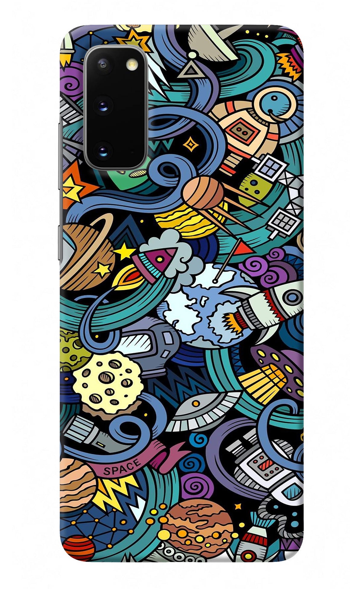 Space Abstract Samsung S20 Back Cover