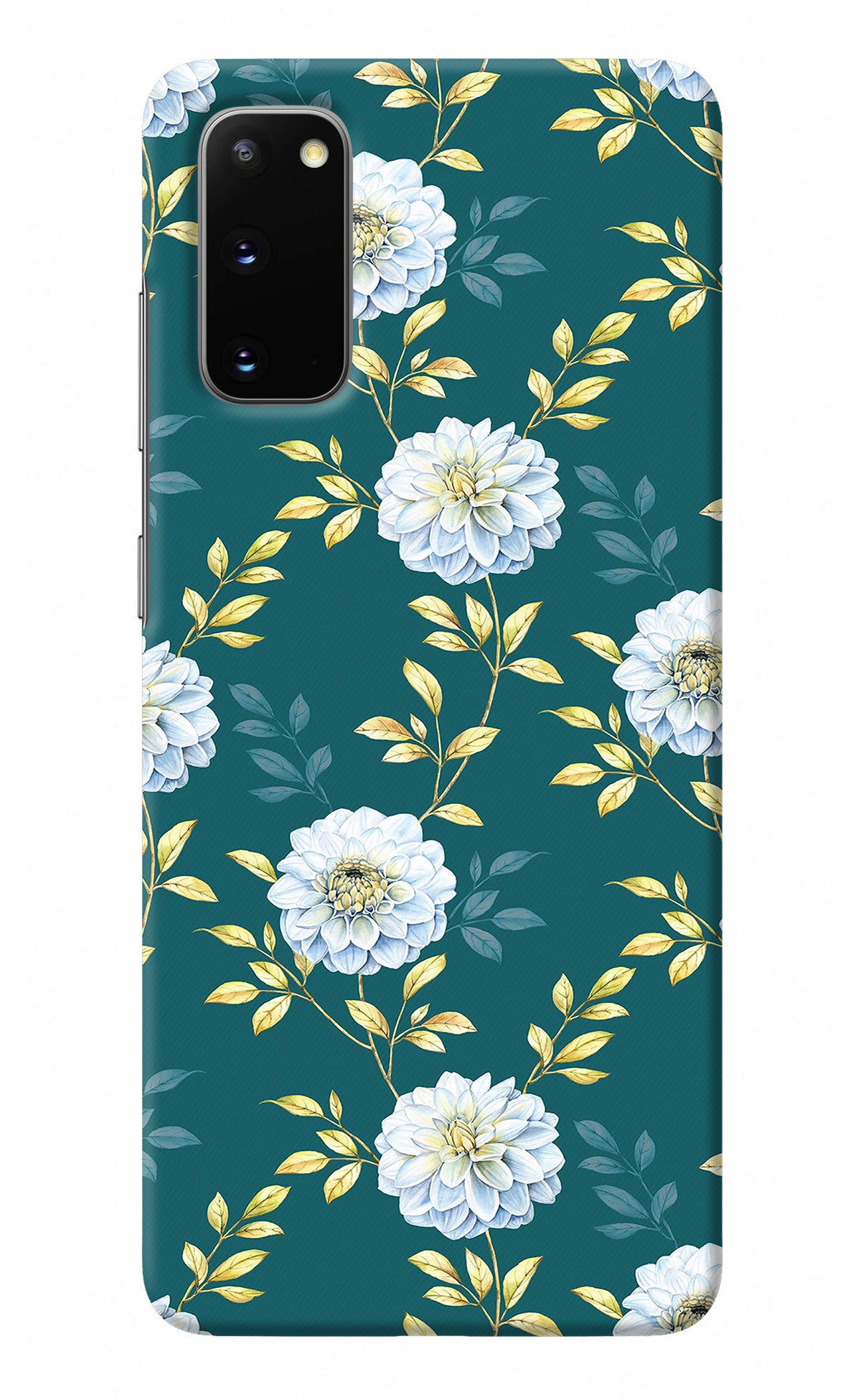 Flowers Samsung S20 Back Cover