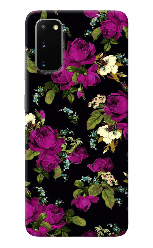 Flowers Samsung S20 Back Cover