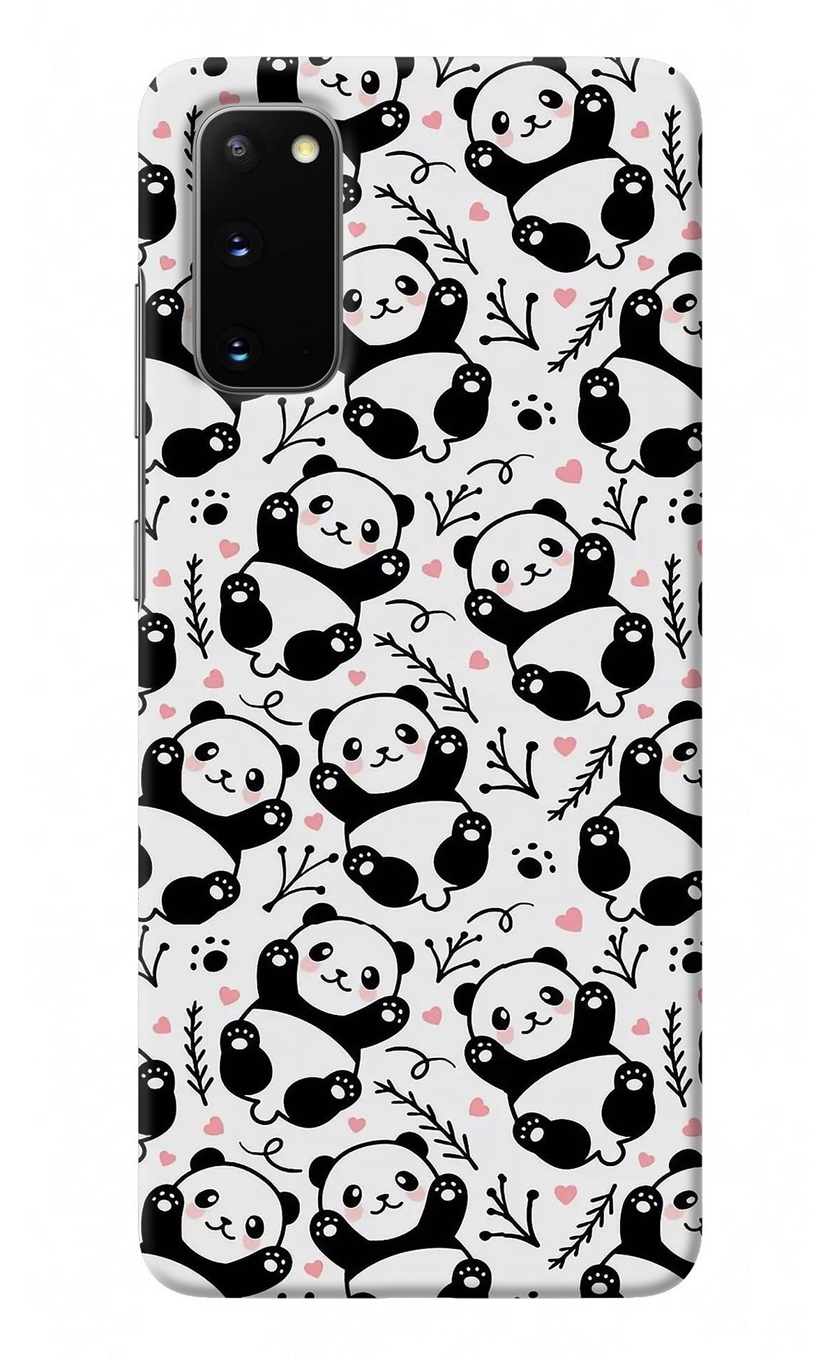 Cute Panda Samsung S20 Back Cover