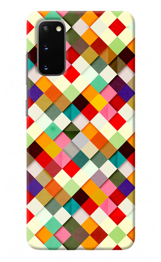 Geometric Abstract Colorful Samsung S20 Back Cover