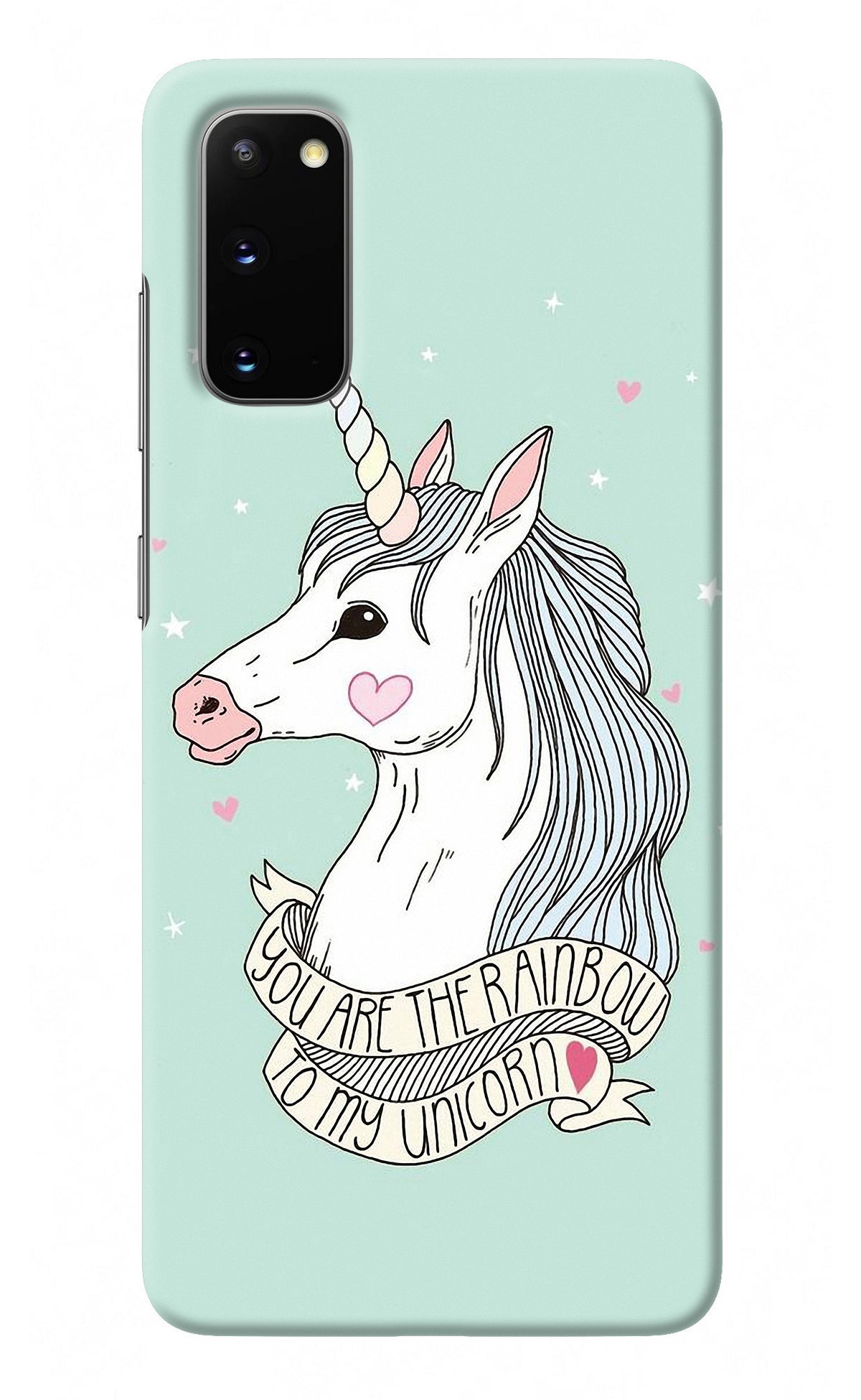 Unicorn Wallpaper Samsung S20 Back Cover