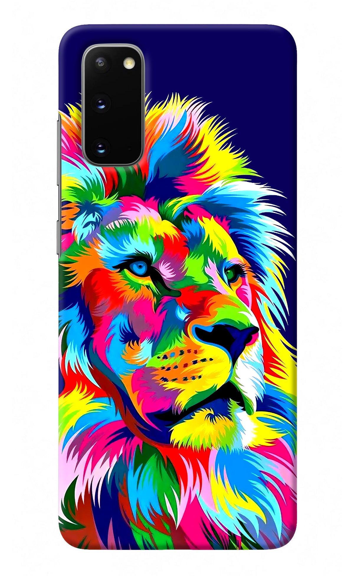 Vector Art Lion Samsung S20 Back Cover