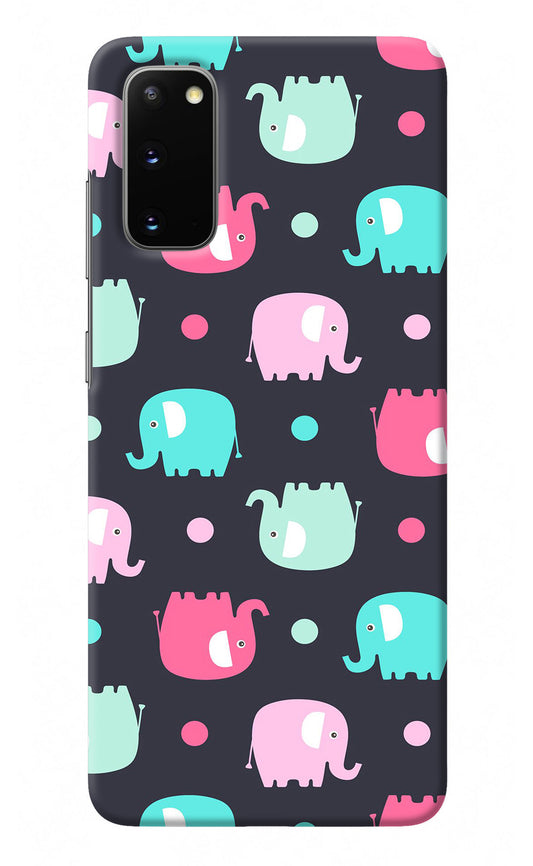 Elephants Samsung S20 Back Cover