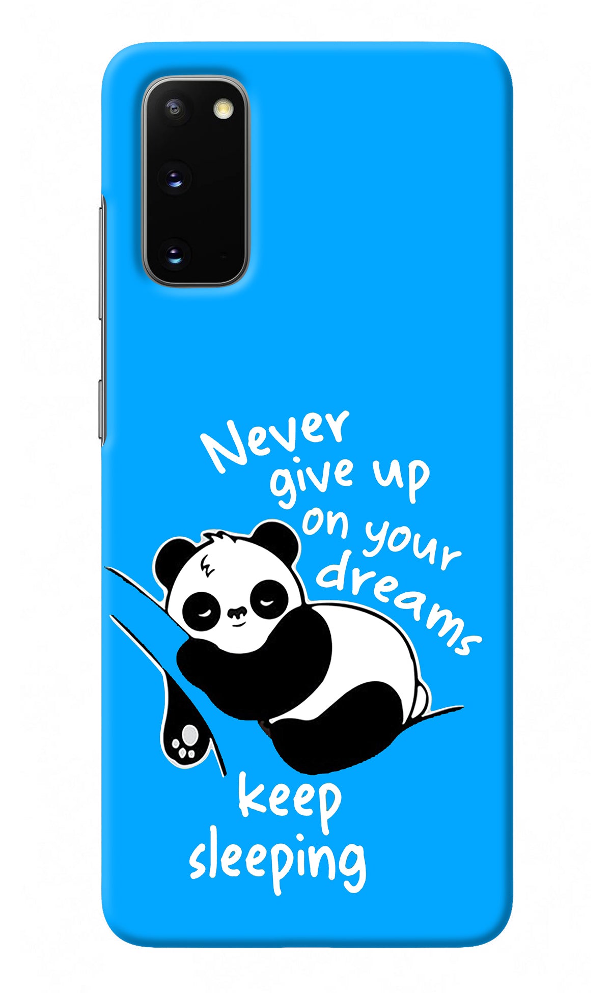 Keep Sleeping Samsung S20 Back Cover