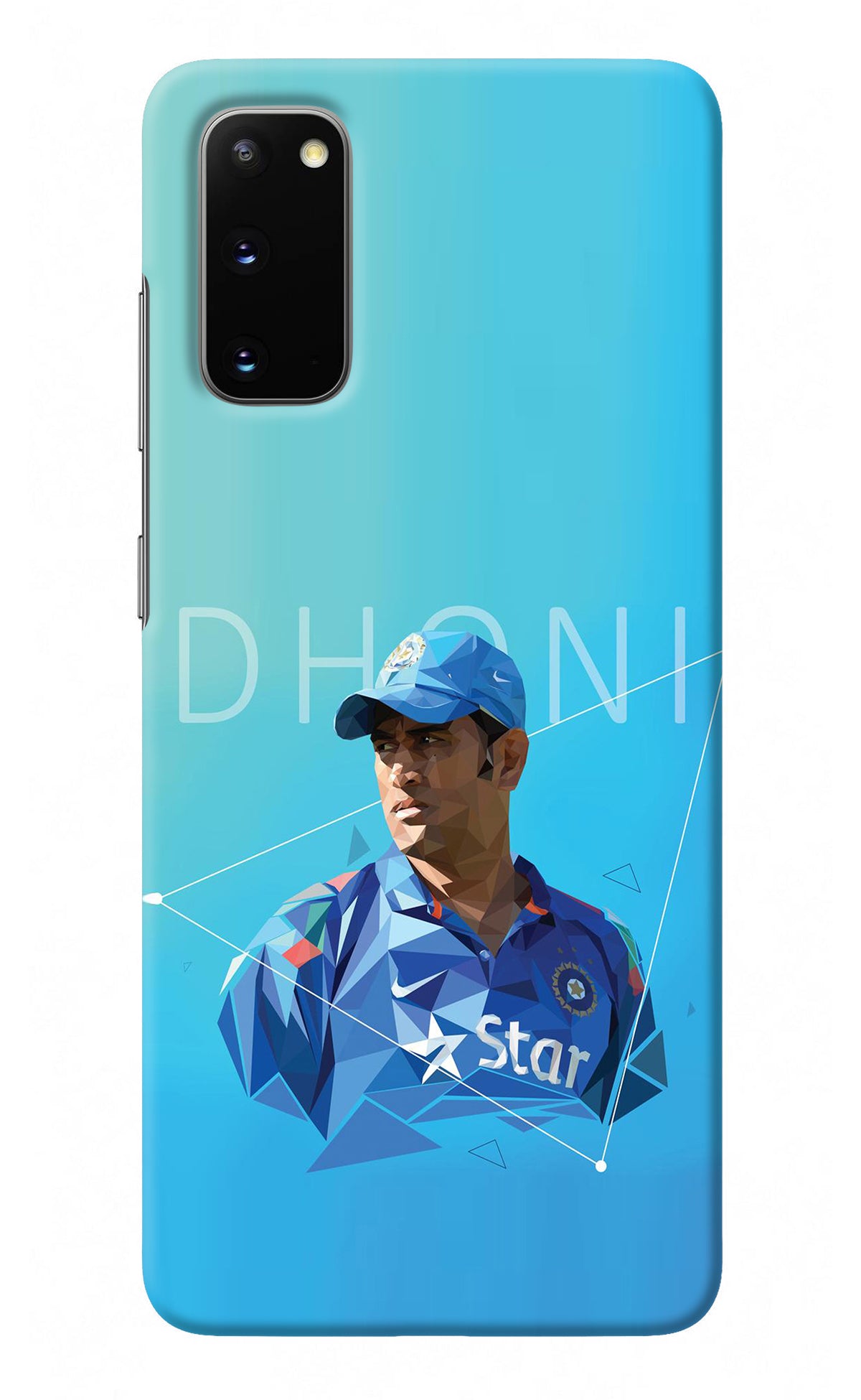 Dhoni Artwork Samsung S20 Back Cover