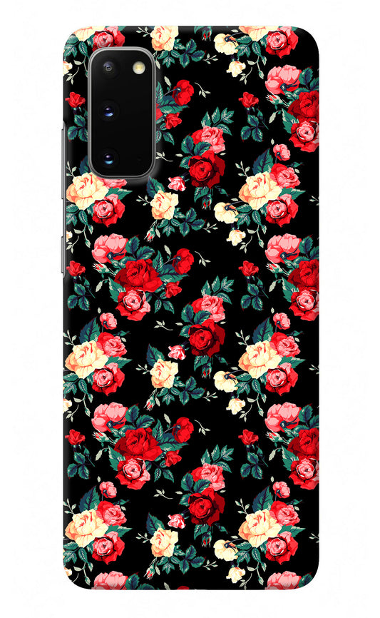 Rose Pattern Samsung S20 Back Cover