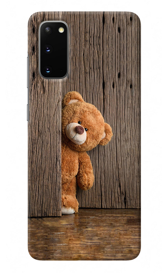 Teddy Wooden Samsung S20 Back Cover