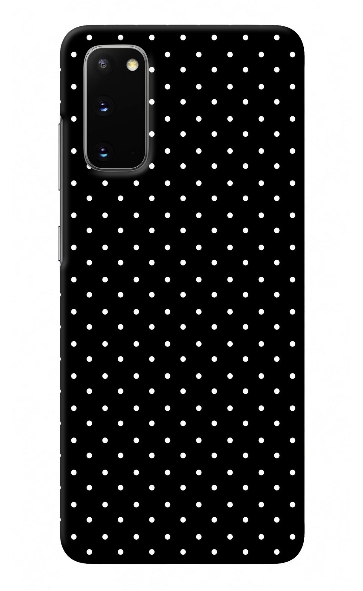 White Dots Samsung S20 Back Cover