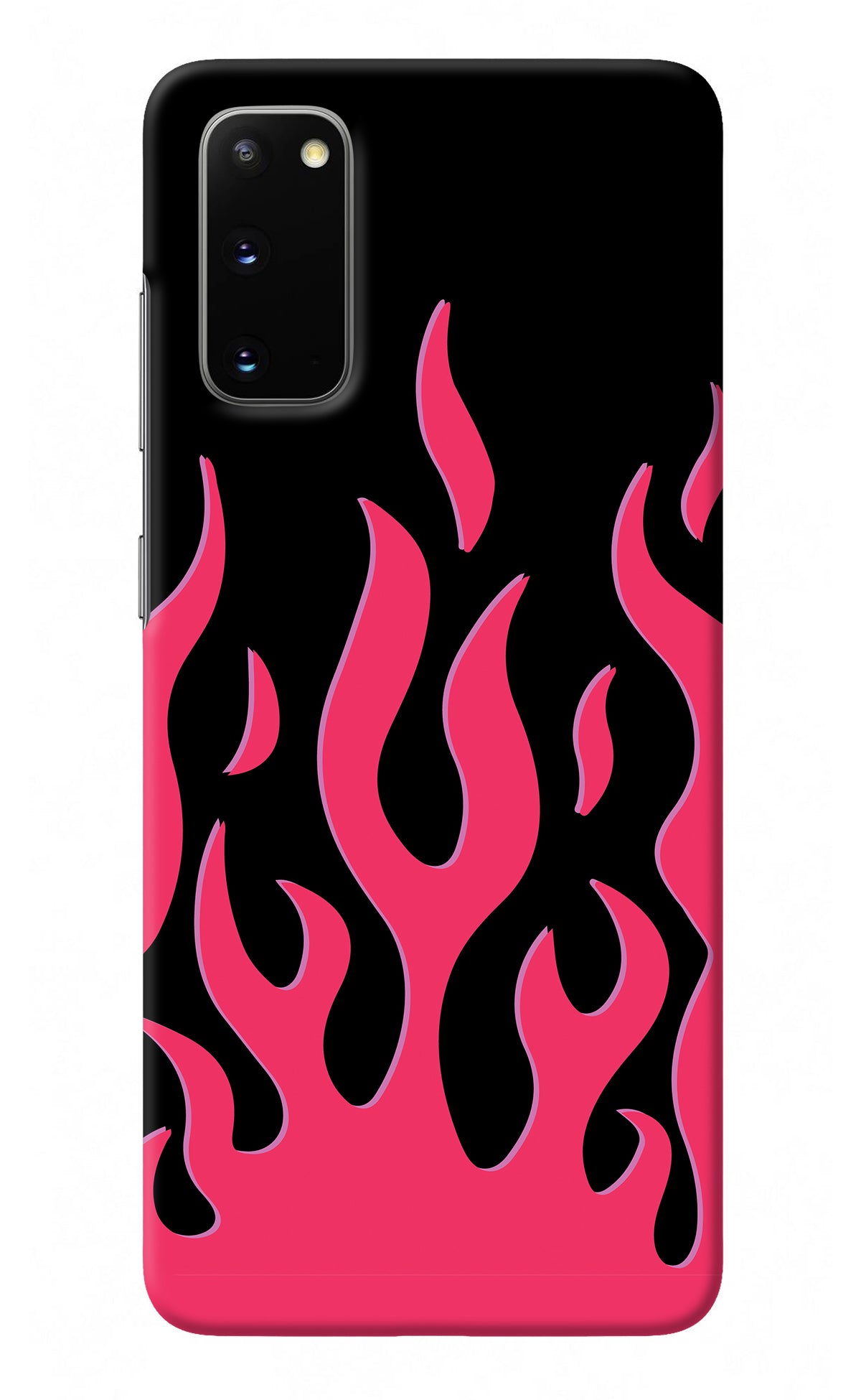 Fire Flames Samsung S20 Back Cover