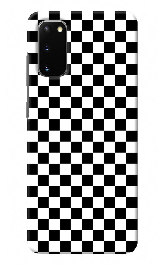 Chess Board Samsung S20 Back Cover