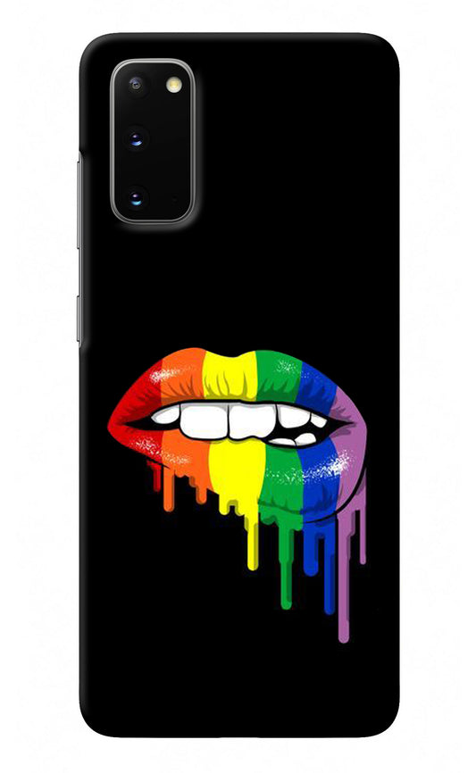 Lips Biting Samsung S20 Back Cover