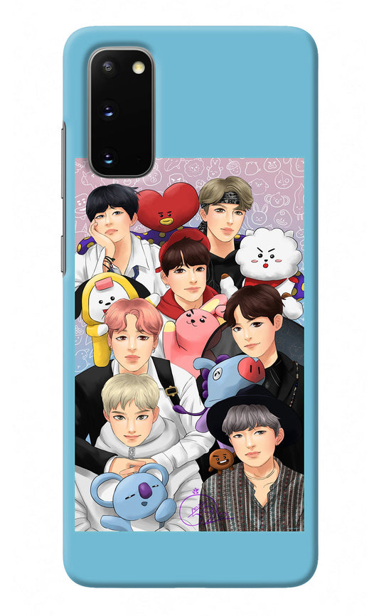 BTS with animals Samsung S20 Back Cover