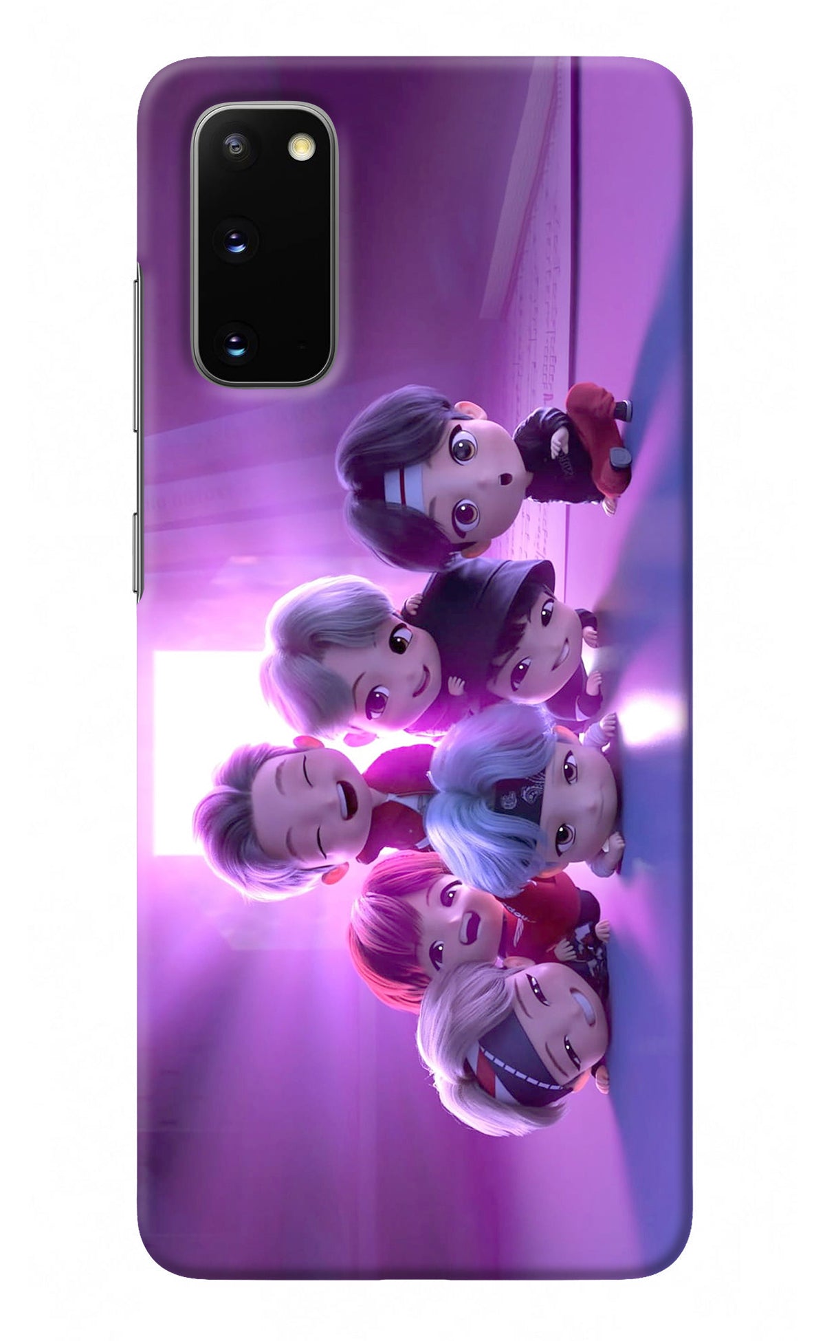 BTS Chibi Samsung S20 Back Cover