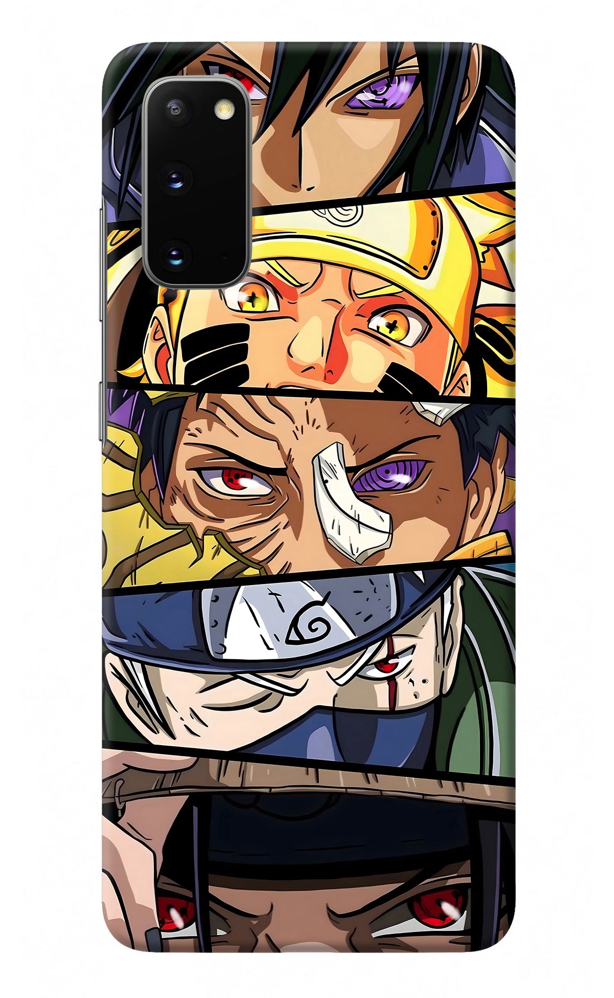 Naruto Character Samsung S20 Back Cover