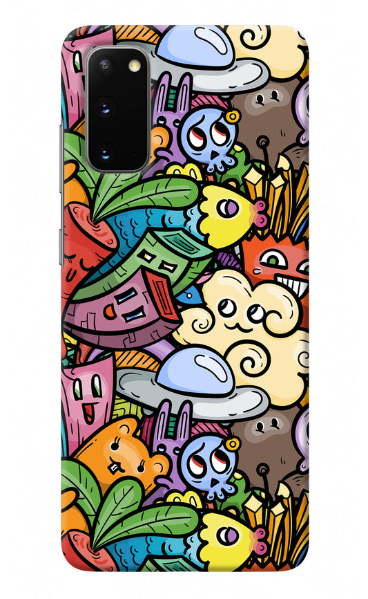 Veggie Doodle Samsung S20 Back Cover