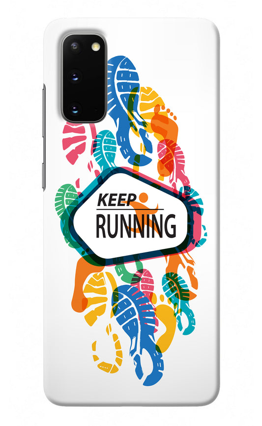 Keep Running Samsung S20 Back Cover