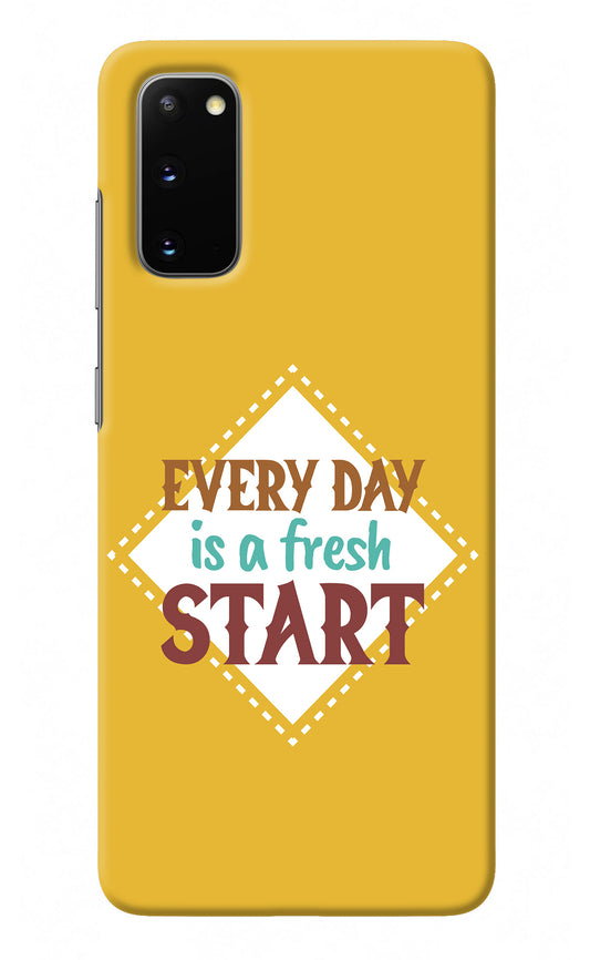 Every day is a Fresh Start Samsung S20 Back Cover