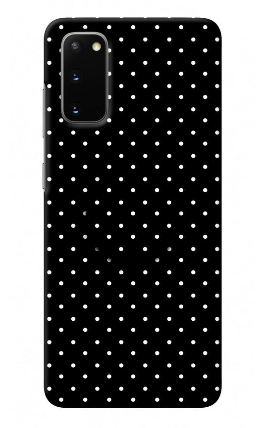 White Dots Samsung S20 Pop Case