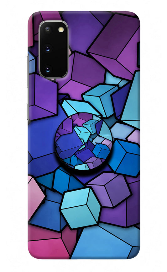Cubic Abstract Samsung S20 Pop Case