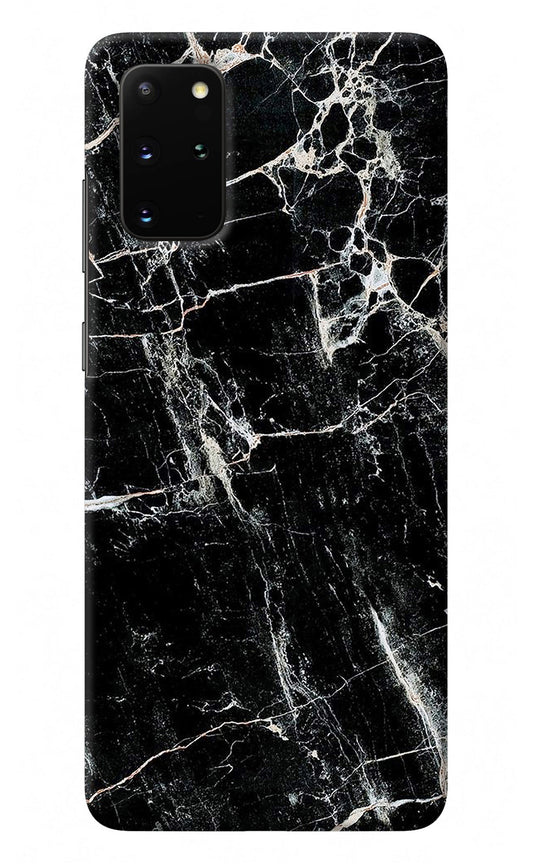 Black Marble Texture Samsung S20 Plus Back Cover