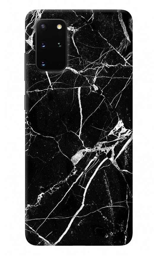Black Marble Pattern Samsung S20 Plus Back Cover