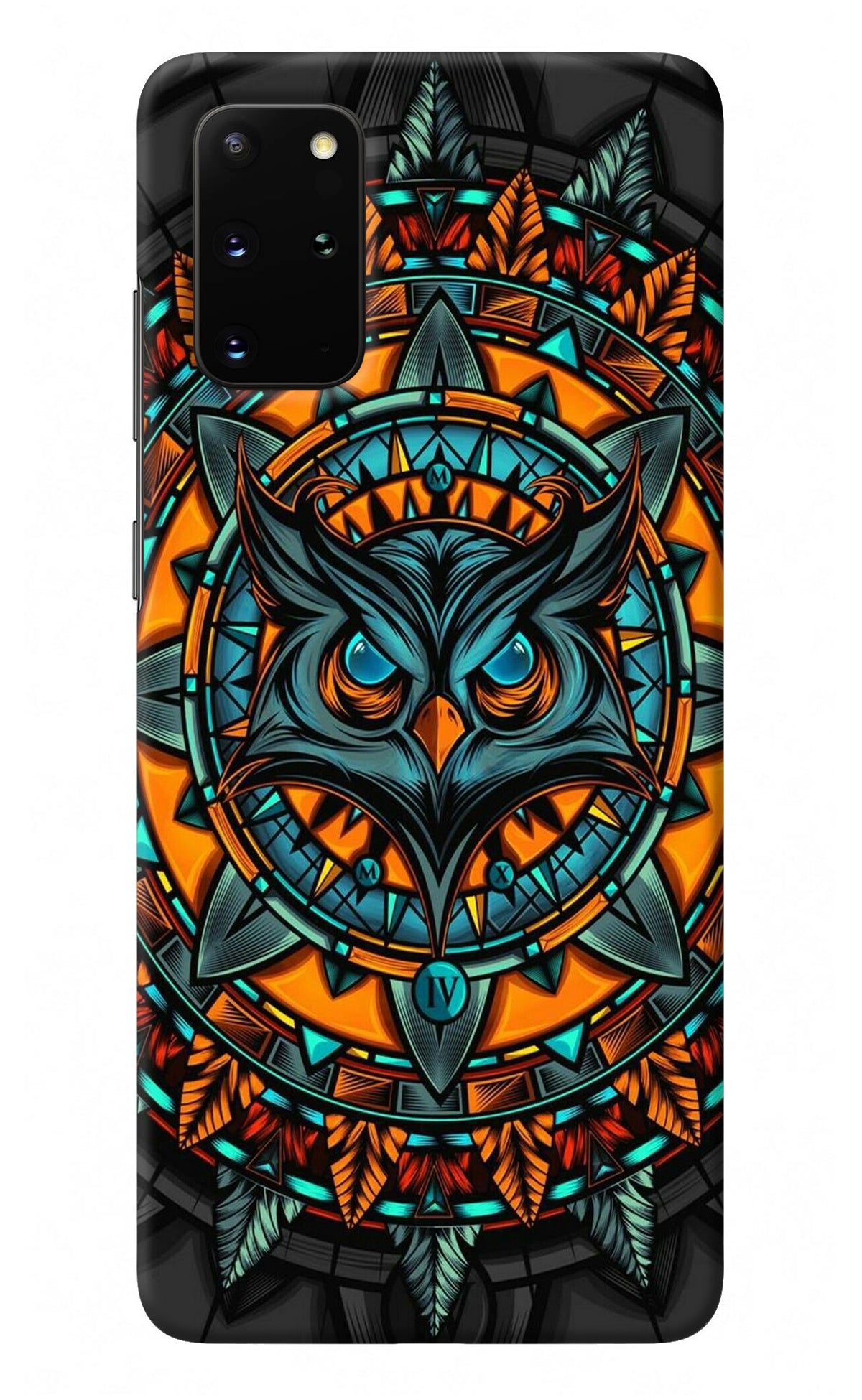 Angry Owl Art Samsung S20 Plus Back Cover