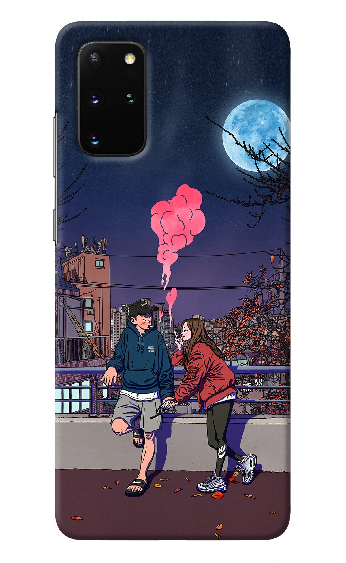 Chilling Couple Samsung S20 Plus Back Cover