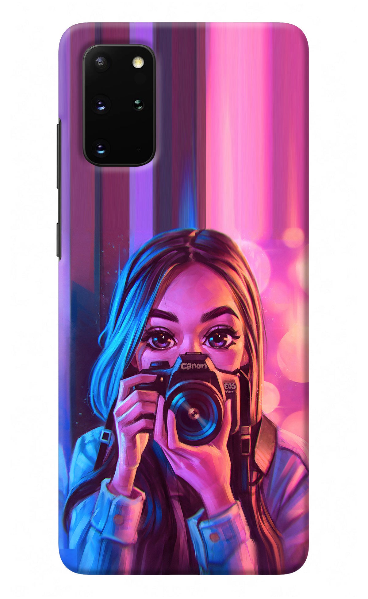 Girl Photographer Samsung S20 Plus Back Cover