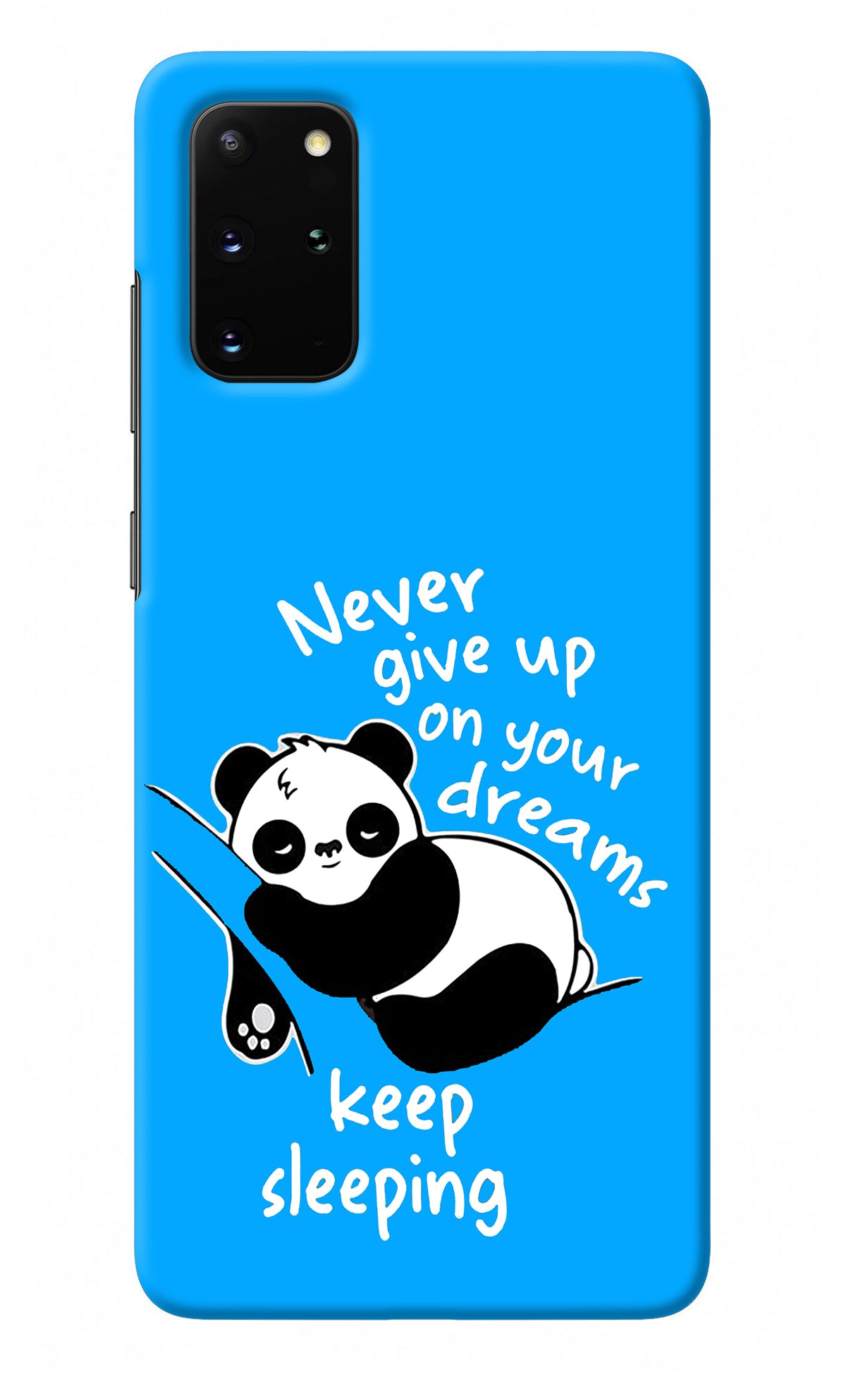 Keep Sleeping Samsung S20 Plus Back Cover