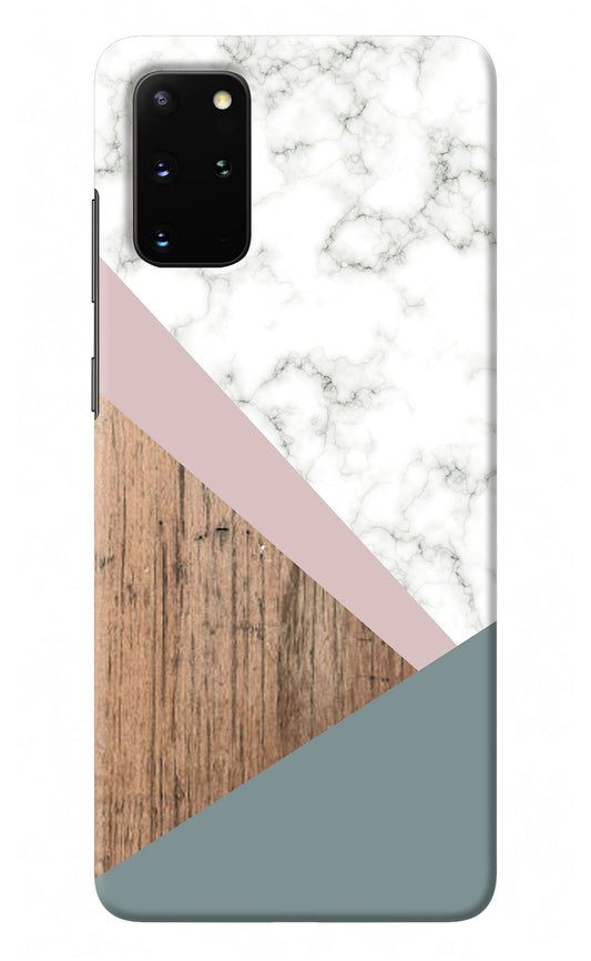Marble wood Abstract Samsung S20 Plus Back Cover